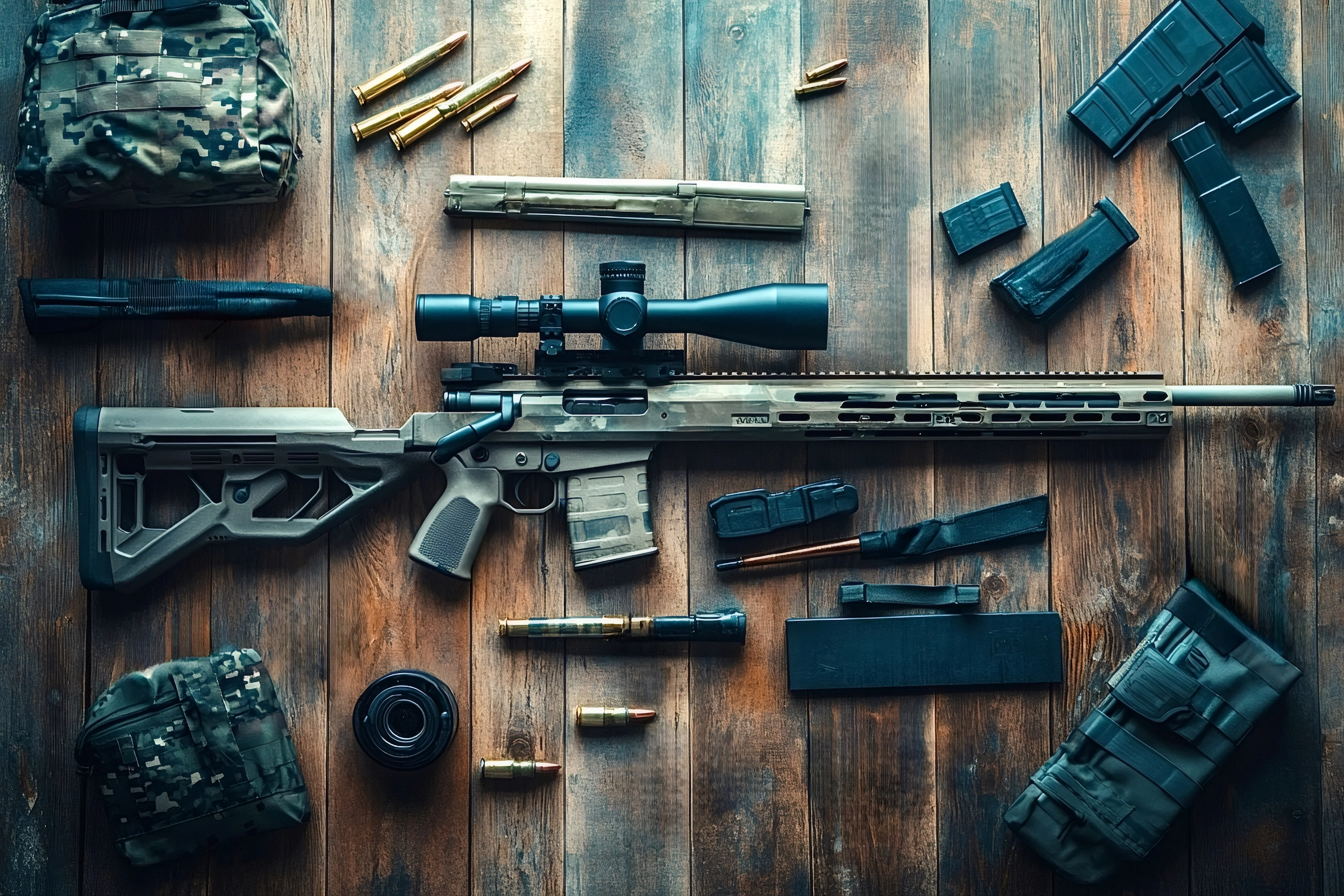 Weapons background